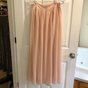 Blush Maxi Skirt